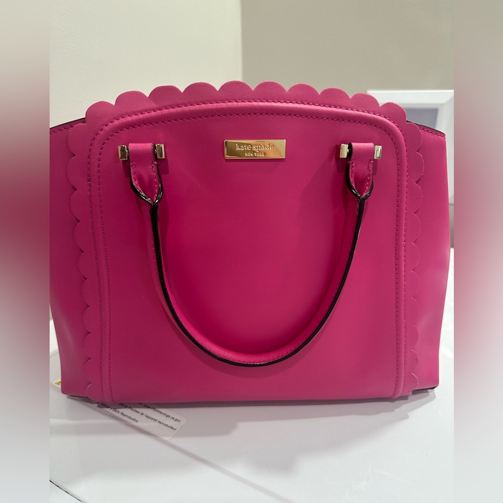 Kate Spade Linzi Maple Court Scalloped Bag - Hot Pink